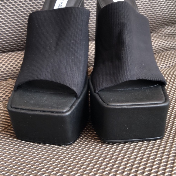 Steve Madden Trystin Chunky platform, stretch band top heeled sandals - Picture 7 of 12